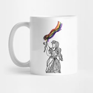 Rebel Girl Pride Mug